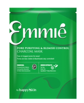 Bộ 5 Mặt nạ thải độc chăm sóc lỗ chân lông dành cho da dầu mụn Emmié By Happy Skin
