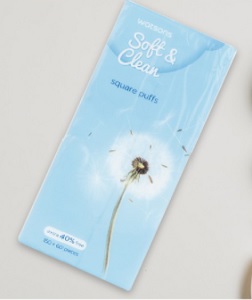 Bông tẩy trang Watsons Square Puffs