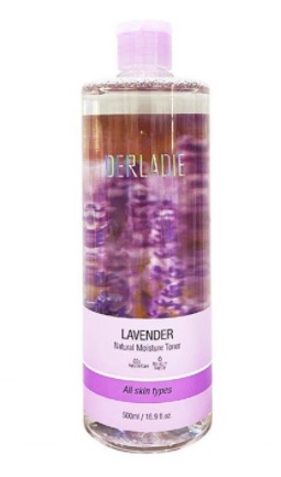 Nước Hoa Hồng Giảm Mụn, Kiềm Dầu Toner Derladie Lavender Natural Moisture 500ml