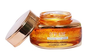 Gel Dưỡng Ẩm Chăm Sóc Da Mụn, Mờ Thâm, Sẹo Derladie Witch Hazel Perfect Vitamin Gel Cream 55ml