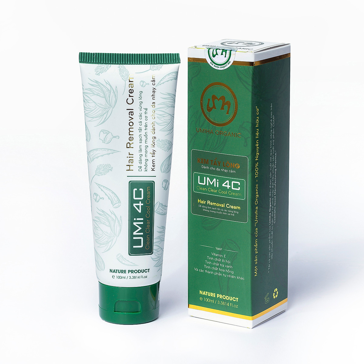 Kem tẩy lông nách, chân, tay Umi 4C 100ml