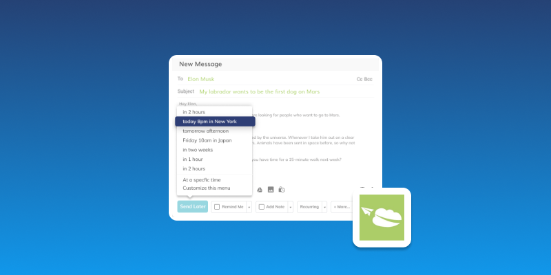 Screenshot of Right Inbox Email Productivity Suite