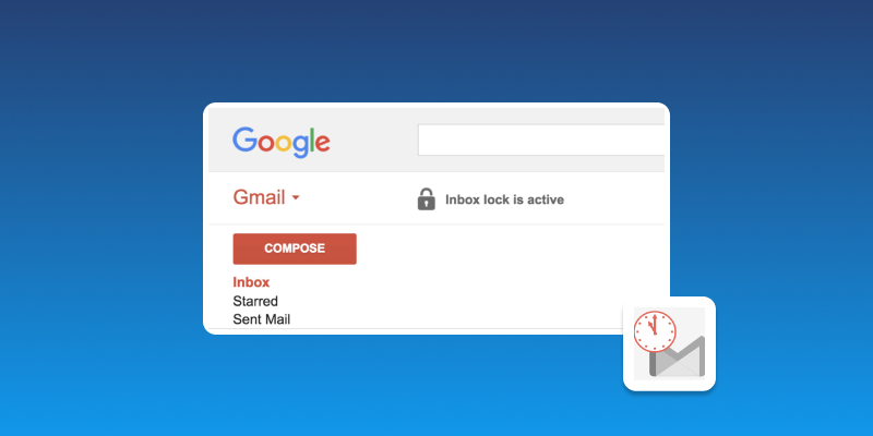 Screenshot of Inbox When Ready Email Focusing App