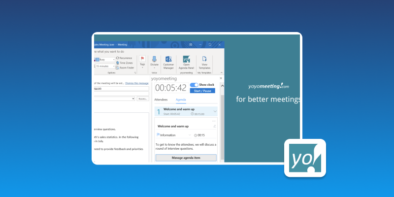 Screenshot of Yoyomeeting