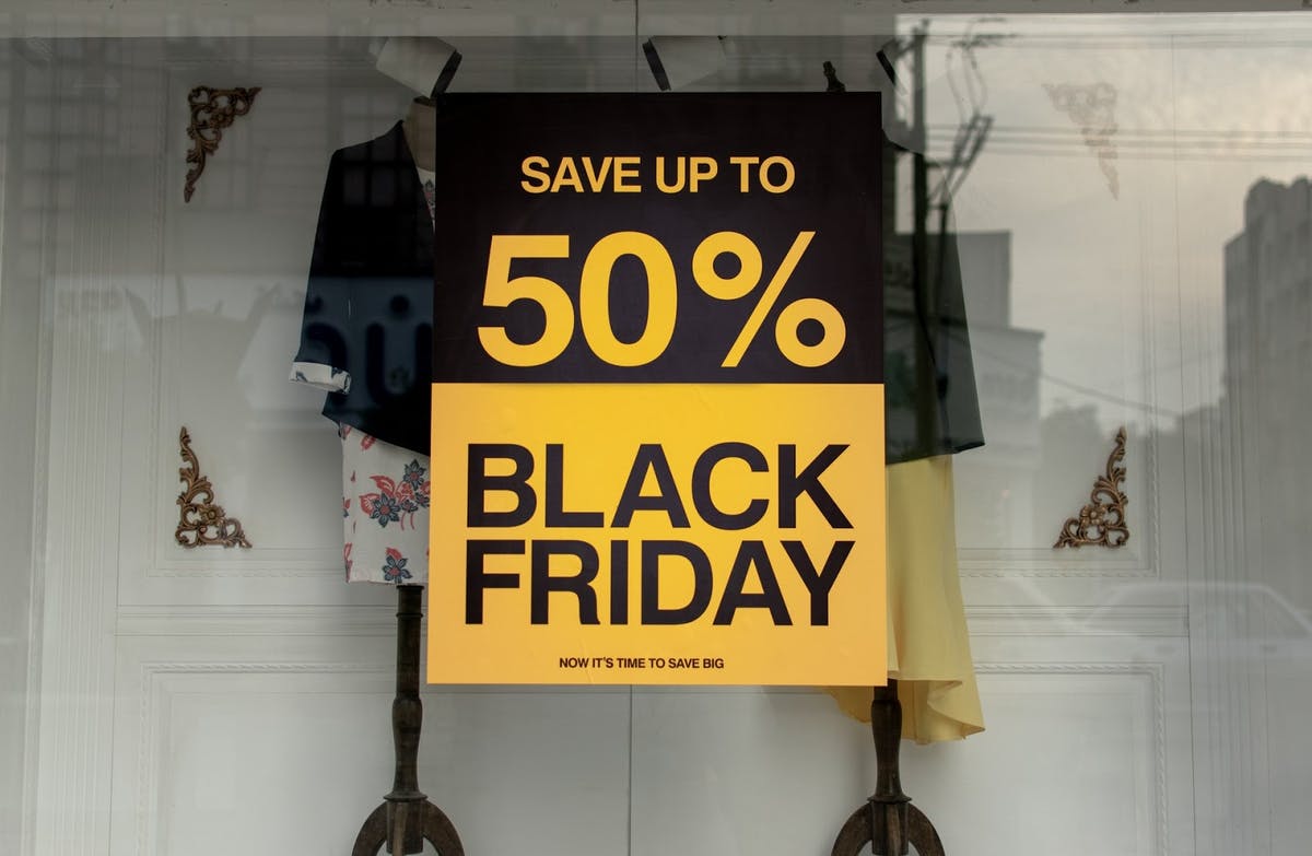 advertisement promoting a sale