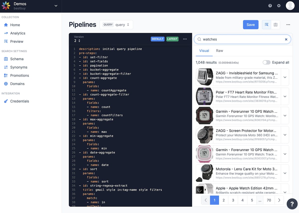 pipeline preview