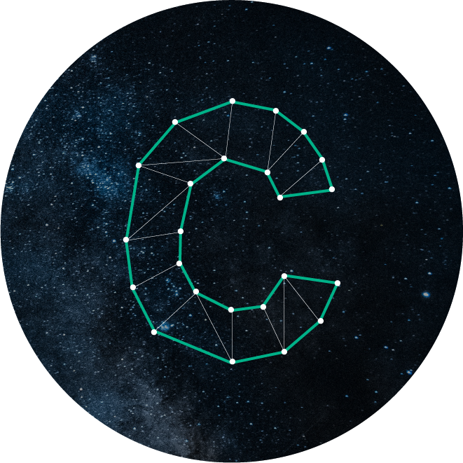 The Letter C in a Circle