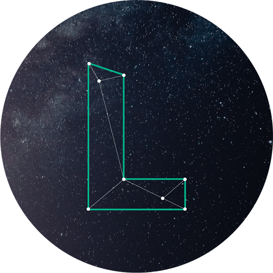 The Letter L in a Circle
