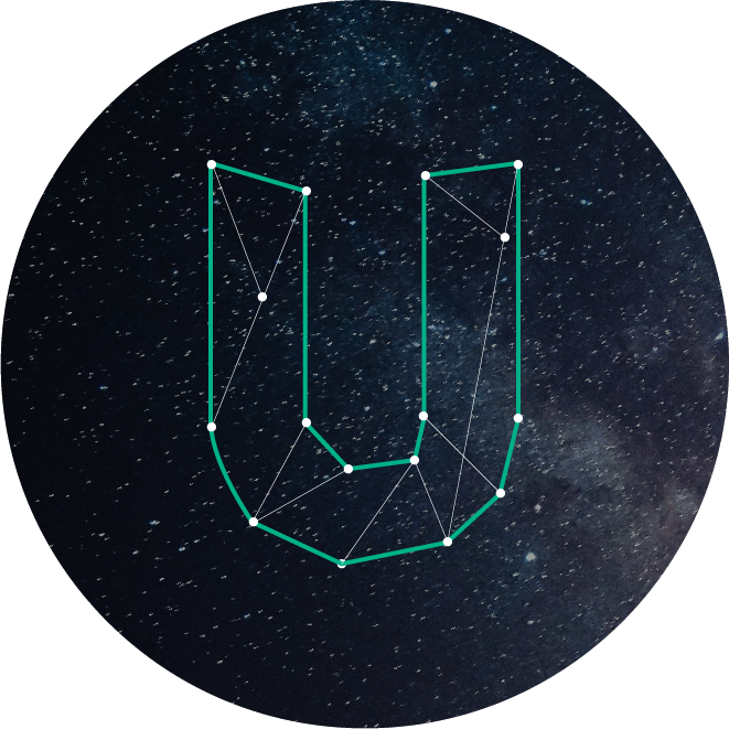 The Letter U in a Circle