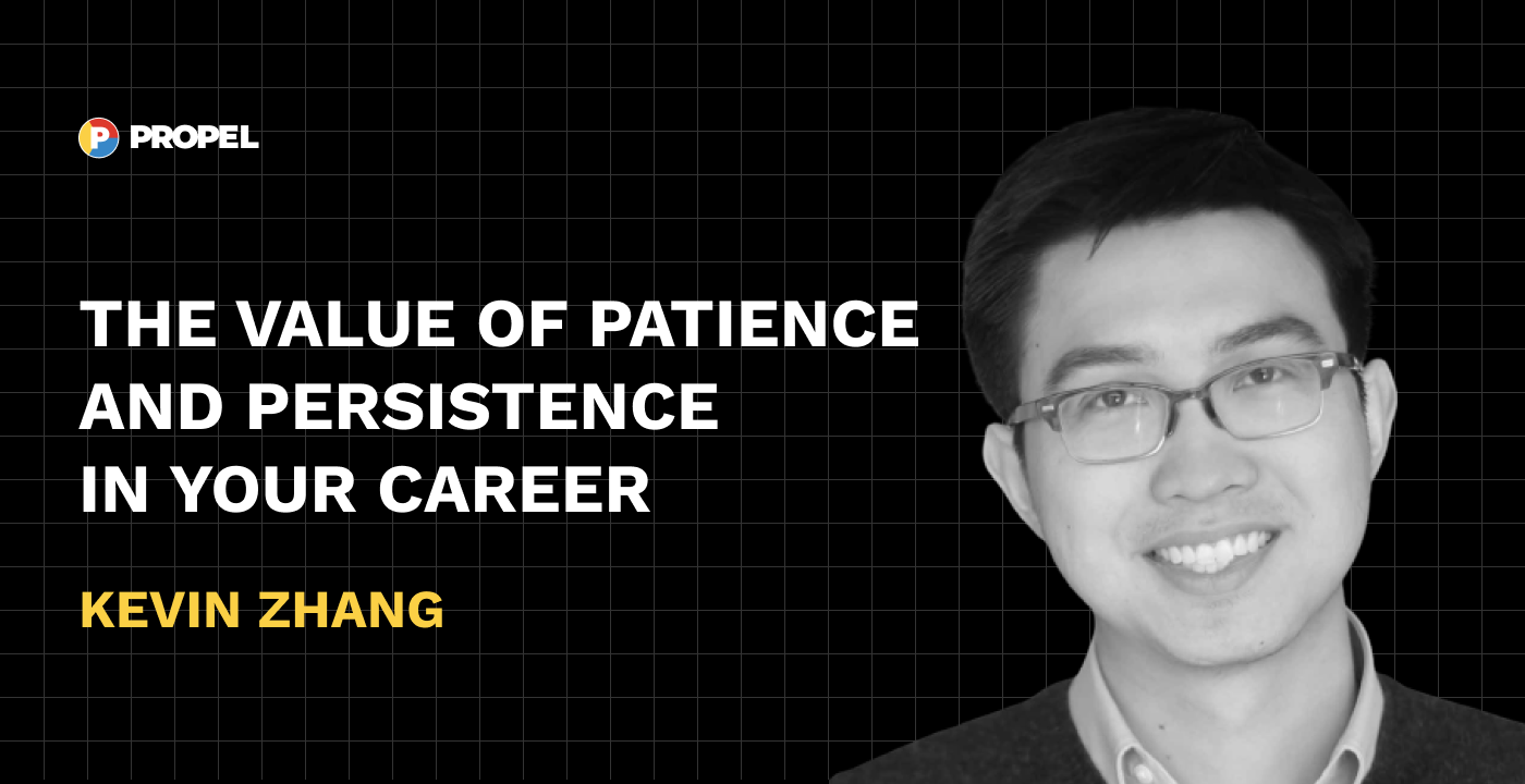 The value of patience and persistence in your career