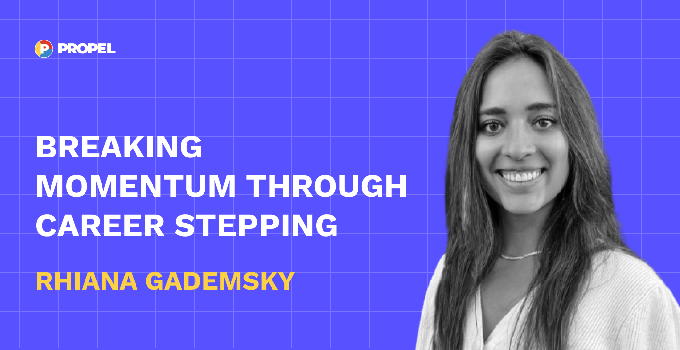 Breaking momentum through career stepping