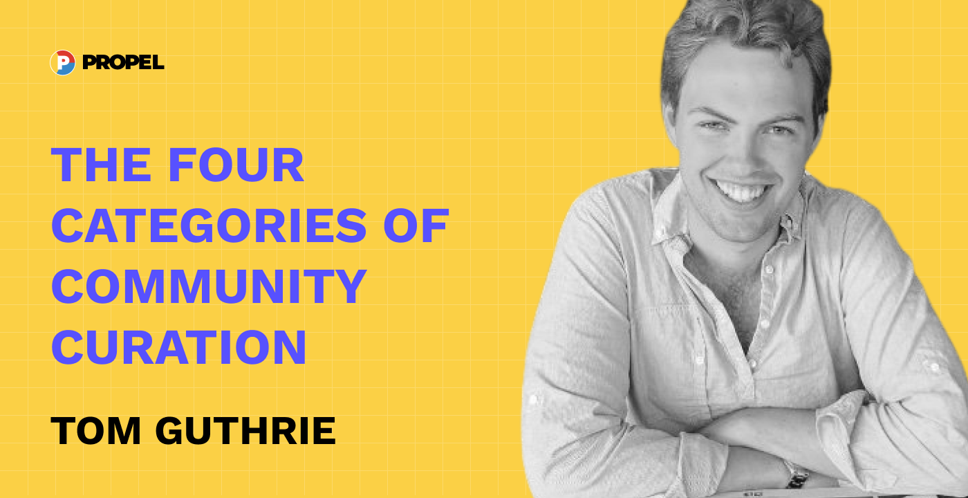 The four categories of community curation