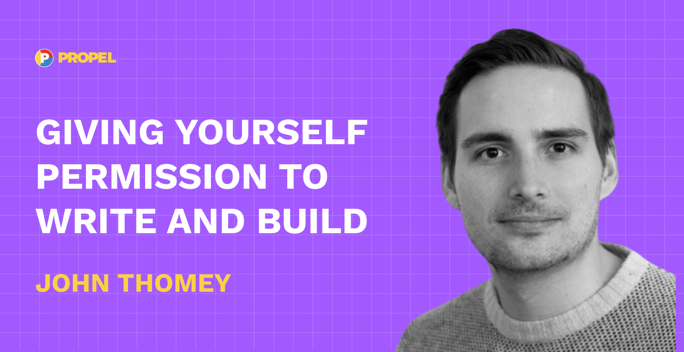 Giving yourself permission to write and build