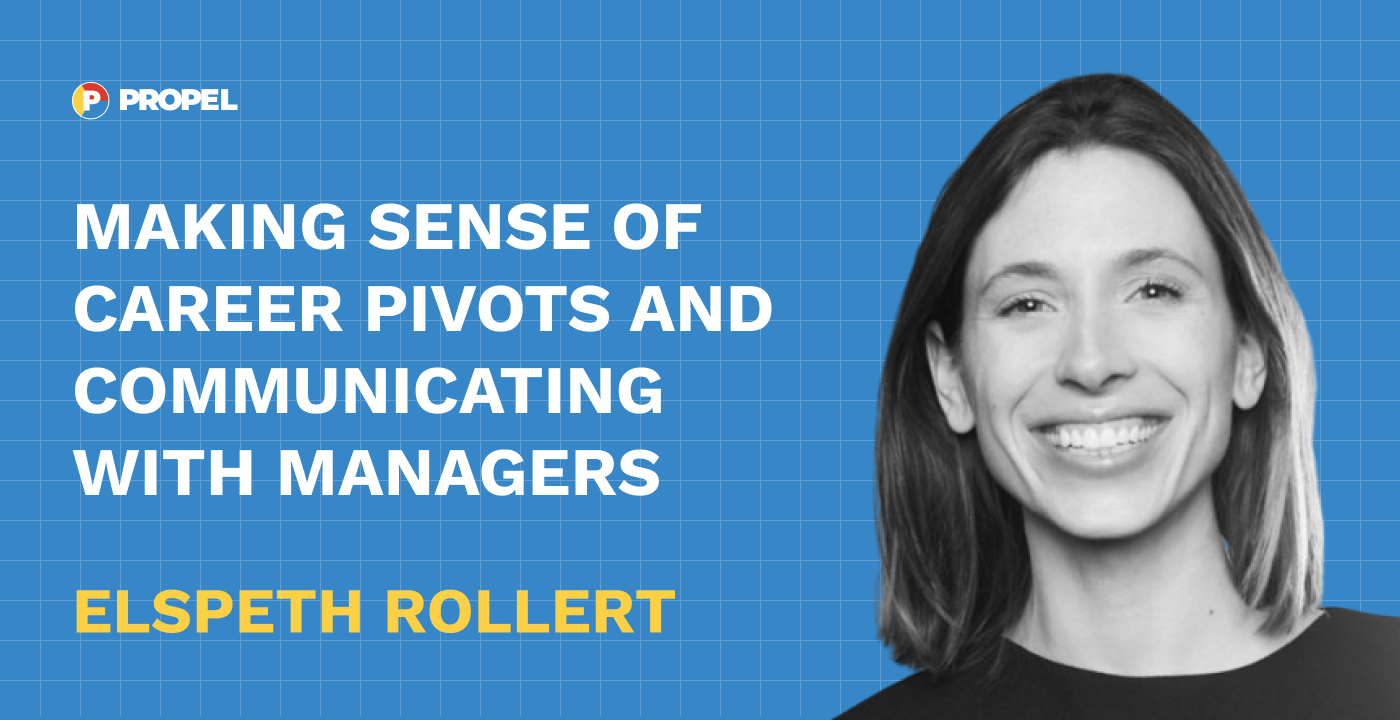 Making sense of career pivots and communicating with managers