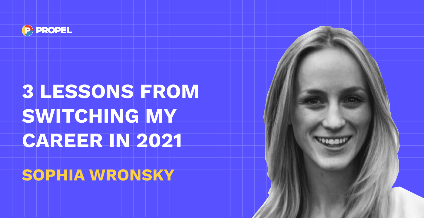 3 Lessons from switching my career in 2021