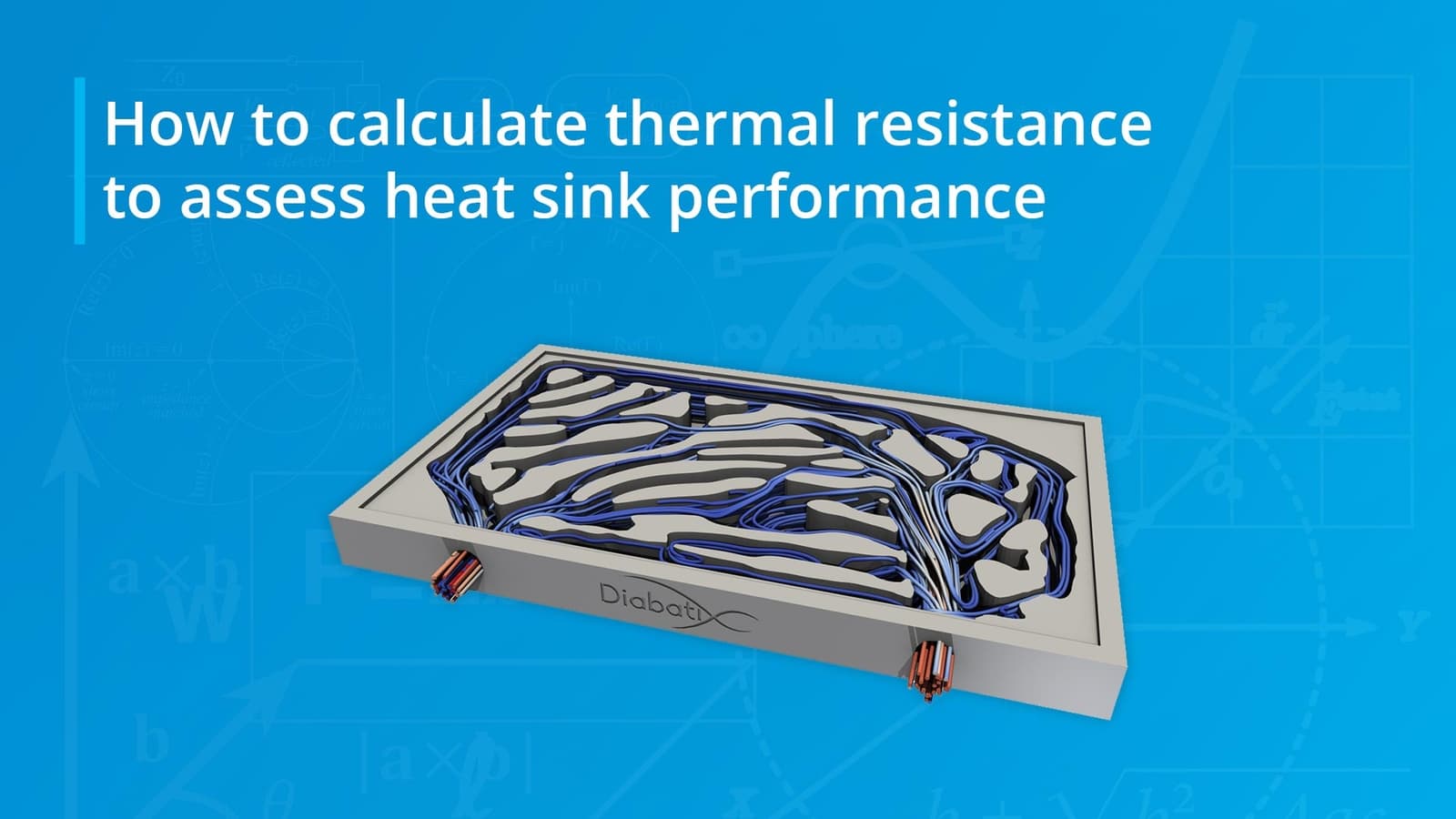 How to calculate thermal resistance to assess heat sink performance