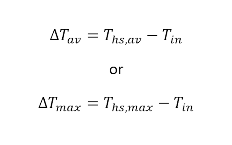 Calculate Heat Sink Thermal Resistance Formula Diabatix