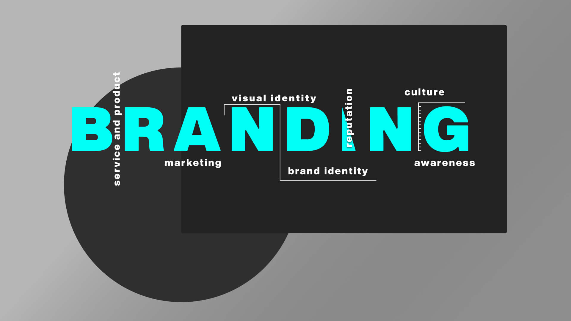 Decorative visual about branding