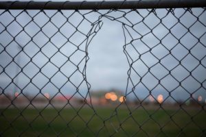 hole in the fence