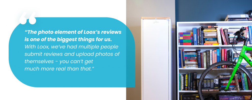 Loox grobo product reviews