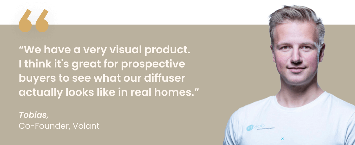 Volant Co-Founder Tobias Quote