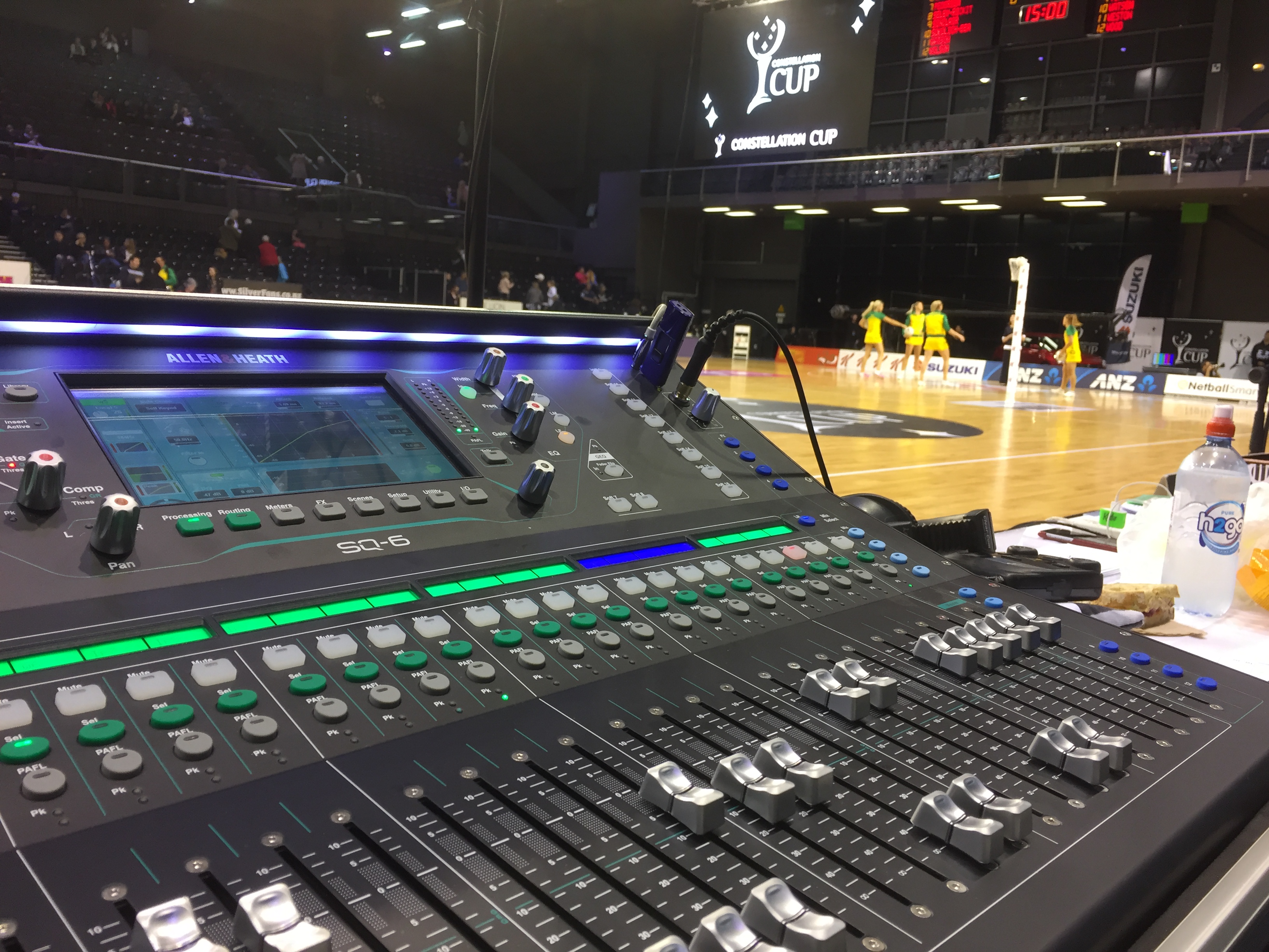 Audio Workshop provides Sound for the NZ Vs Australia Netball Test, Wellington.