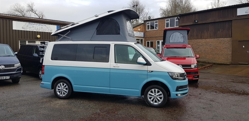 VW T6 Candy White SWB Highline Camper 102 - For Sale - SK Conversions Ltd.