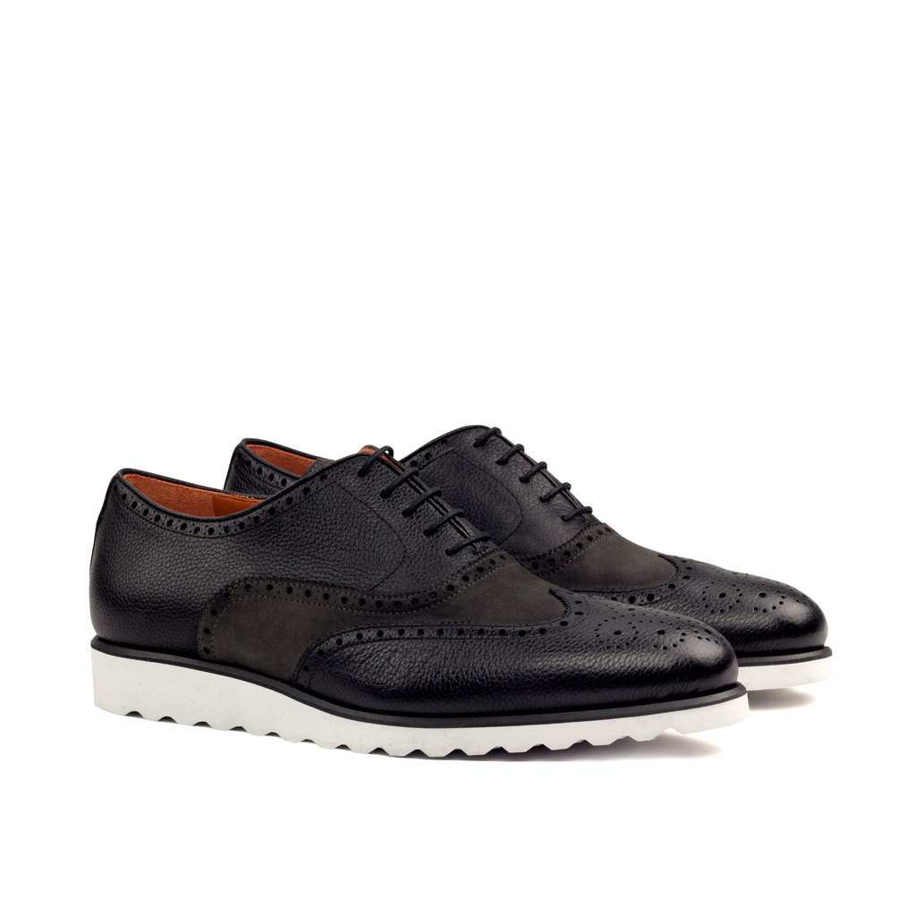 black casual brogues