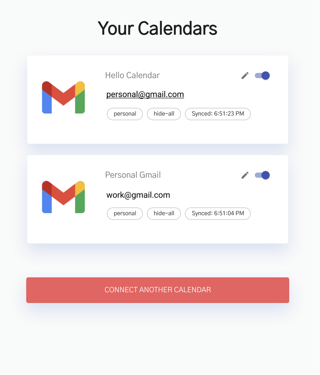 CalSync - Easily sync events between calendars