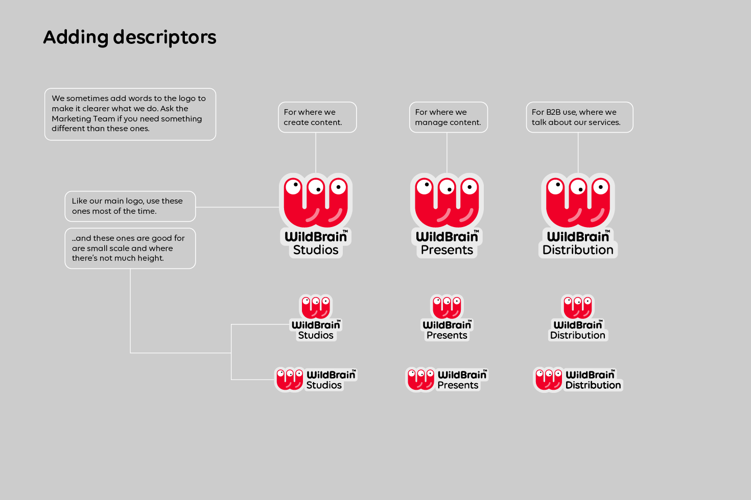 WildBrain guidelines