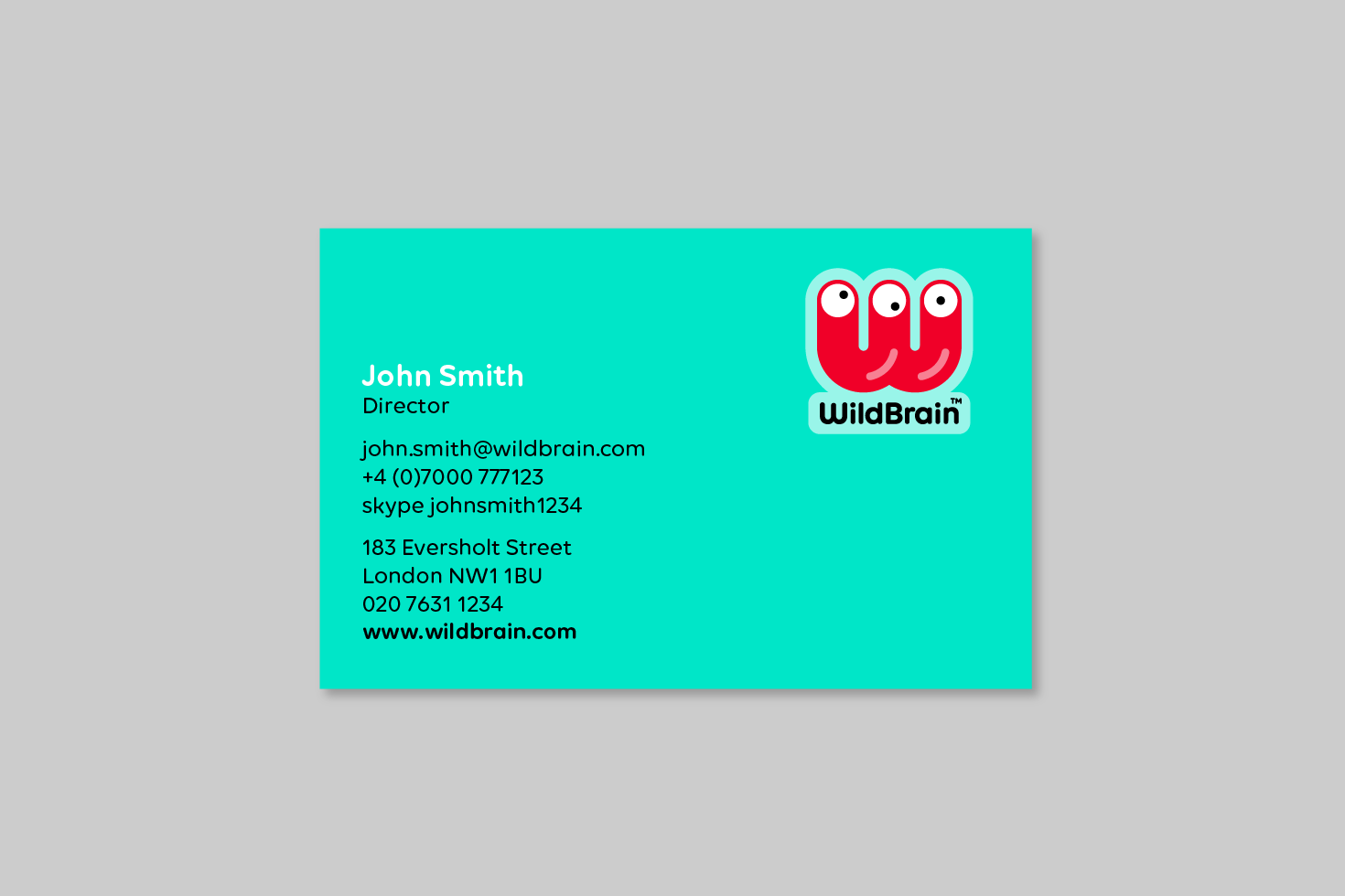 WildBrain business card