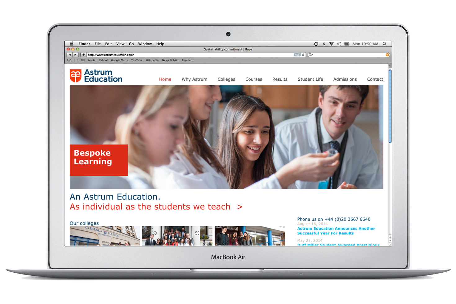 Astrum website