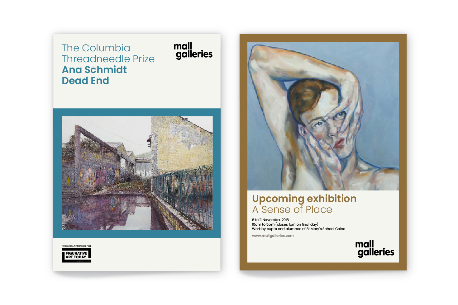 Mall Galleries poster and advert