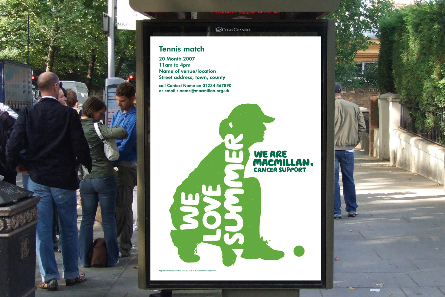 Macmillan Cancer Support billboard