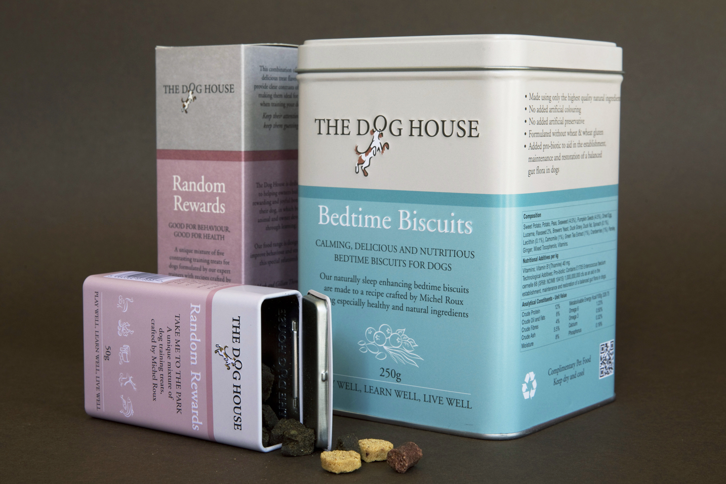 The Dog House treats packaging