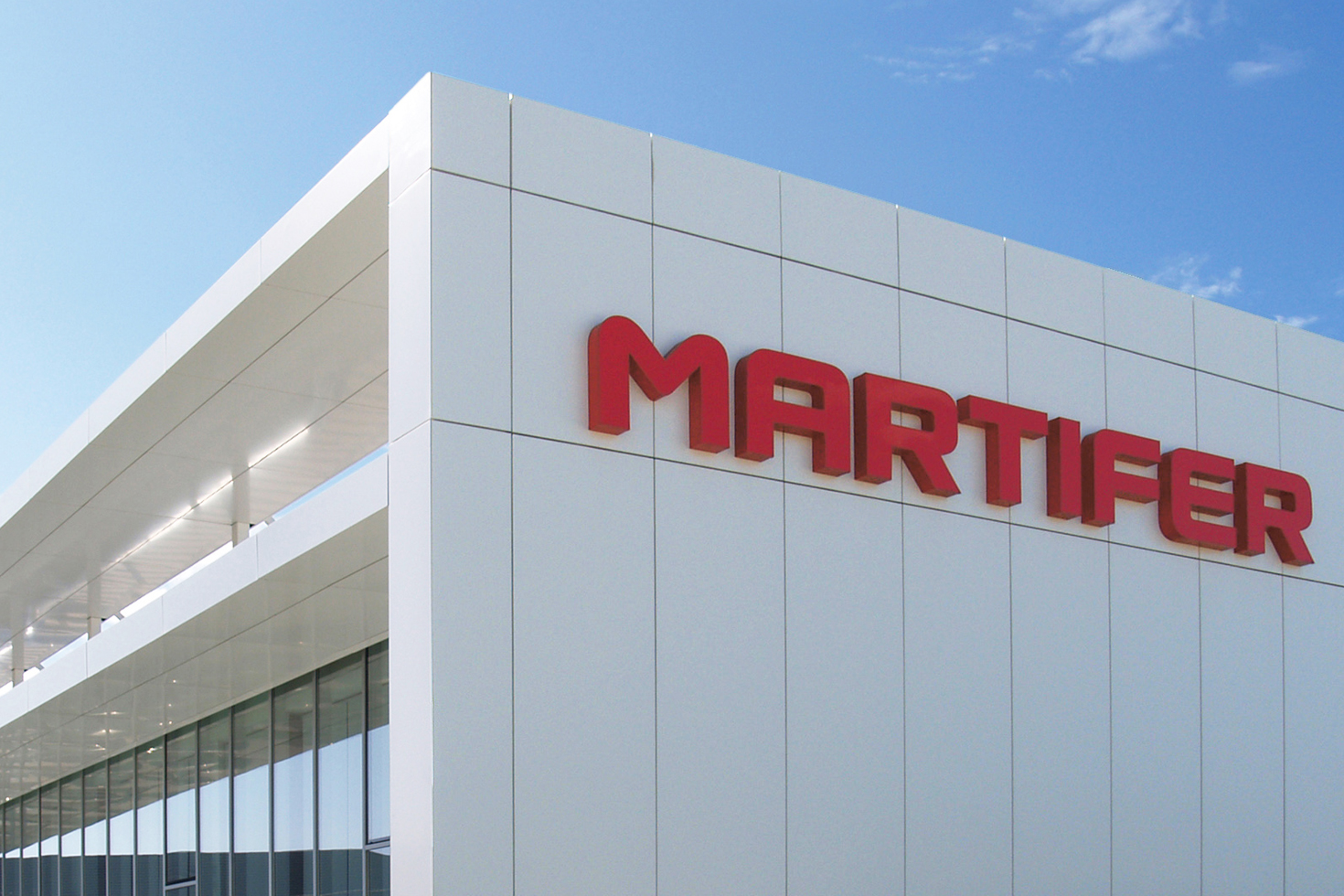 Martifer sign on building