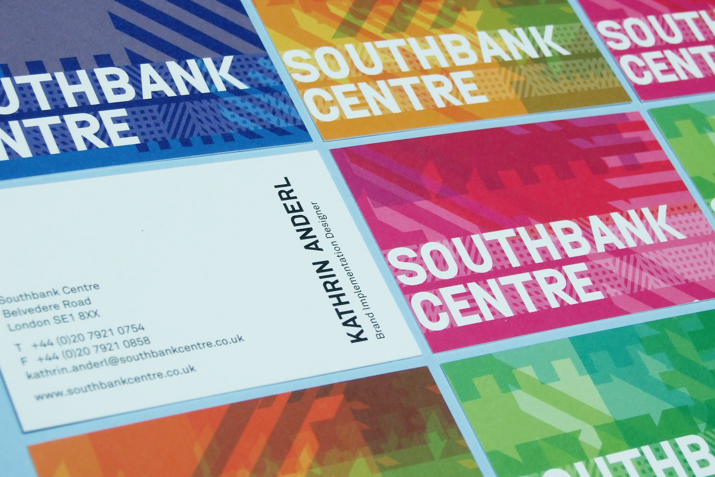 Southbank Centre business cards