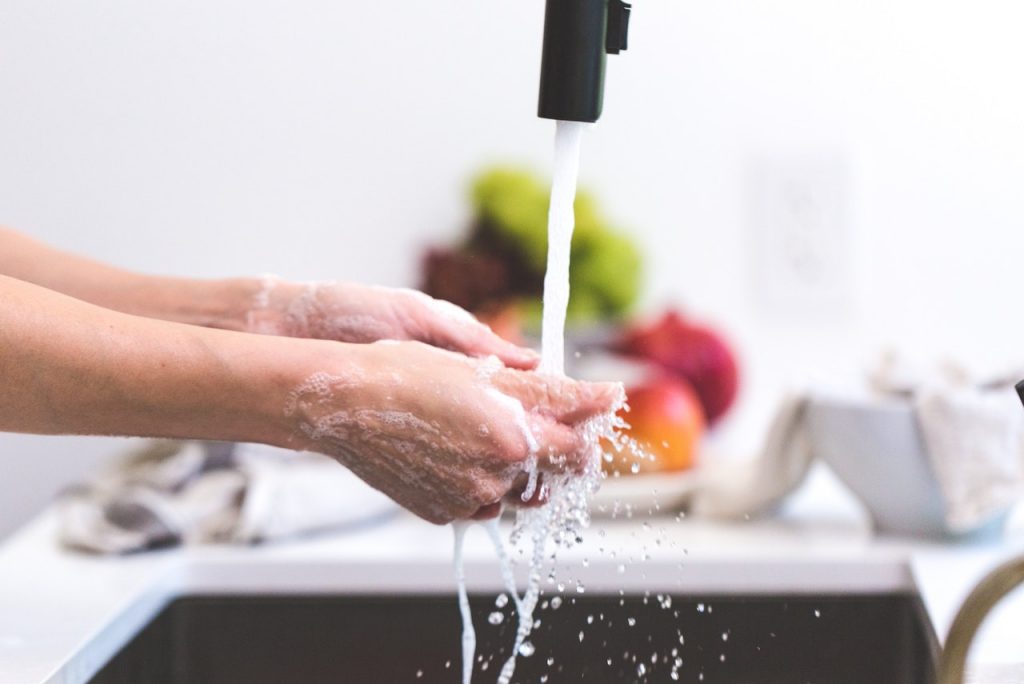 Handwashing kills bacteria