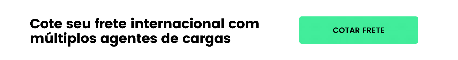 O que é agente de cargas Banner Talura - Cote seu frete internacional