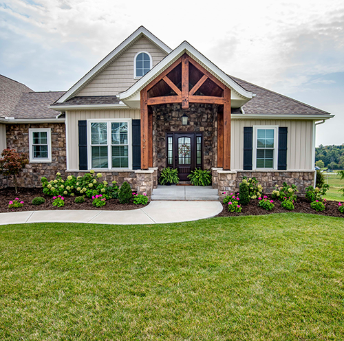 an exterior shot of a home