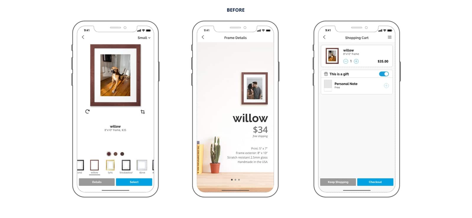 erindesong Keepsake App Redesign