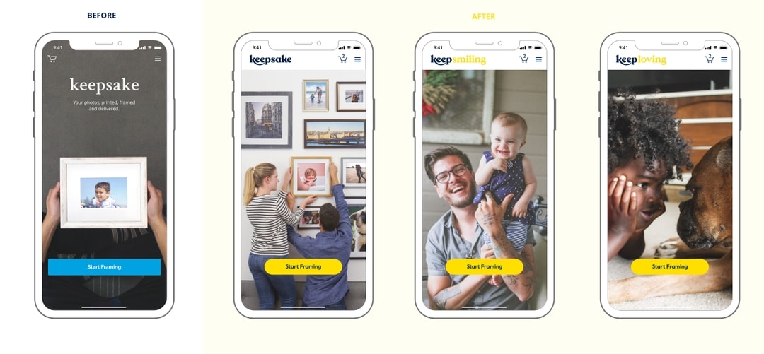 erindesong Keepsake App Redesign