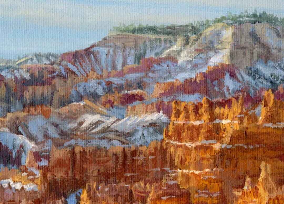 Original Painting - Complements of Sunset Point