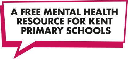 A free mental health resource for Kent primary schools speech bubble device