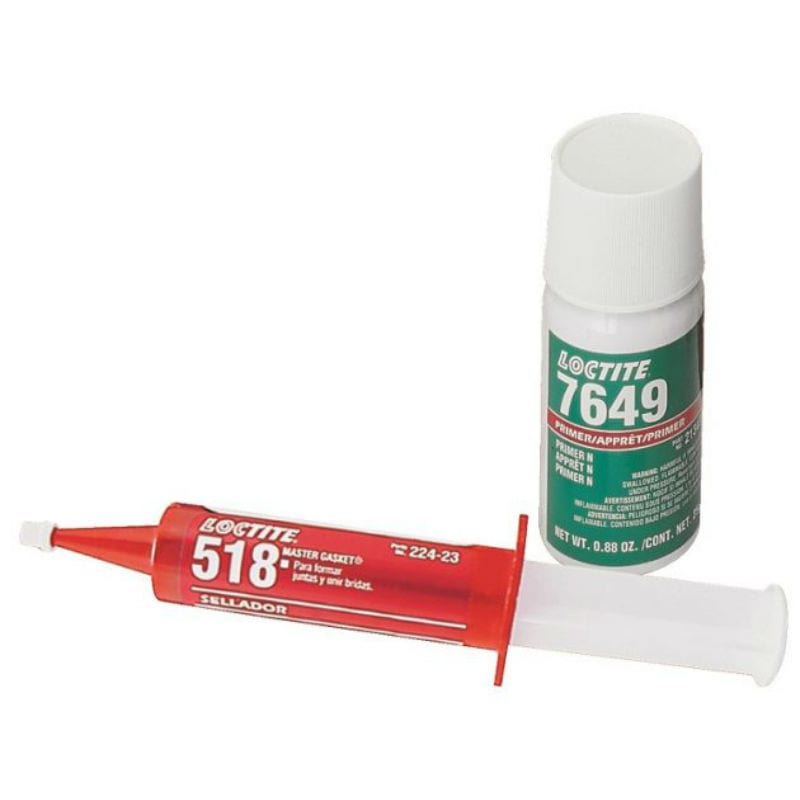 Loctite 518, Cartucho 300 ml y Activador en Bote 180 g Herramental