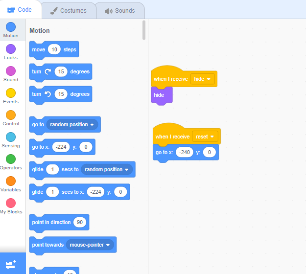scratch project for kids: pong game pic 11