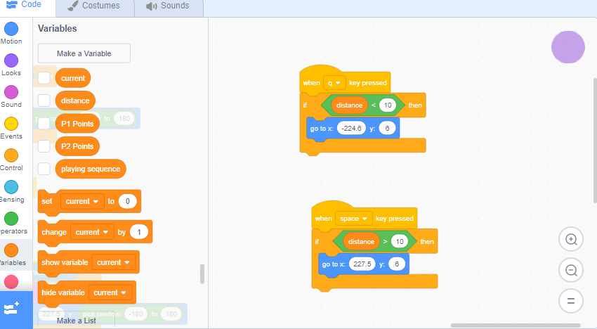 scratch project for kids: pong game pic 9