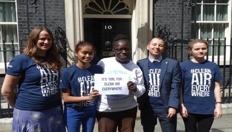 My World My Home students at 10 Downing Street
