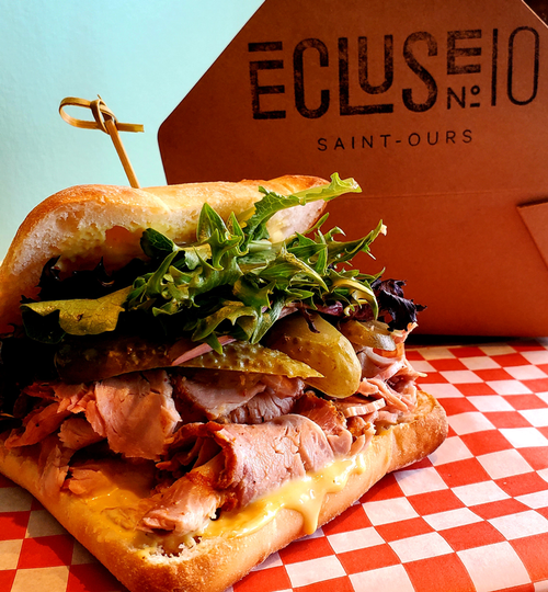 Menu Cassecroûte Ecluse No10 Café et crémerie