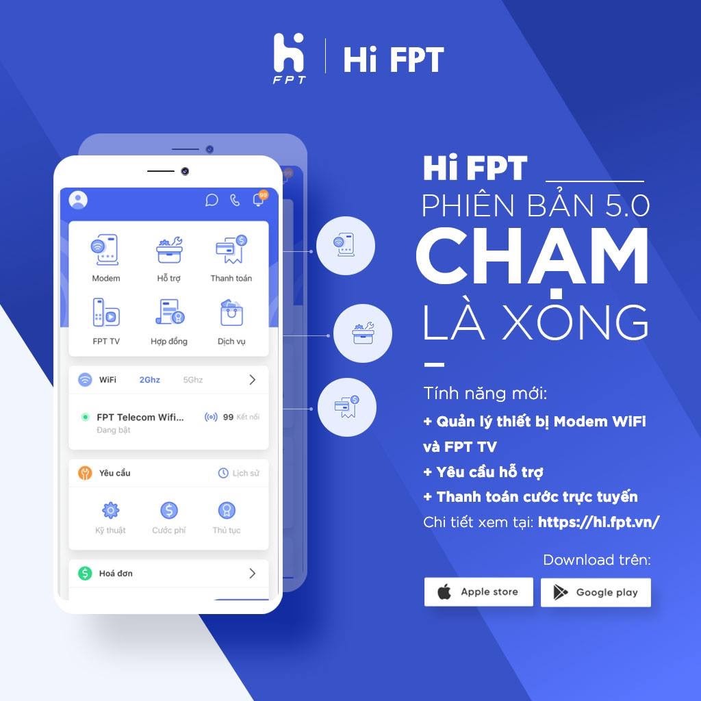 Sử dụng phần mềm Hi FPT để kiểm tra hợp đồng FPT